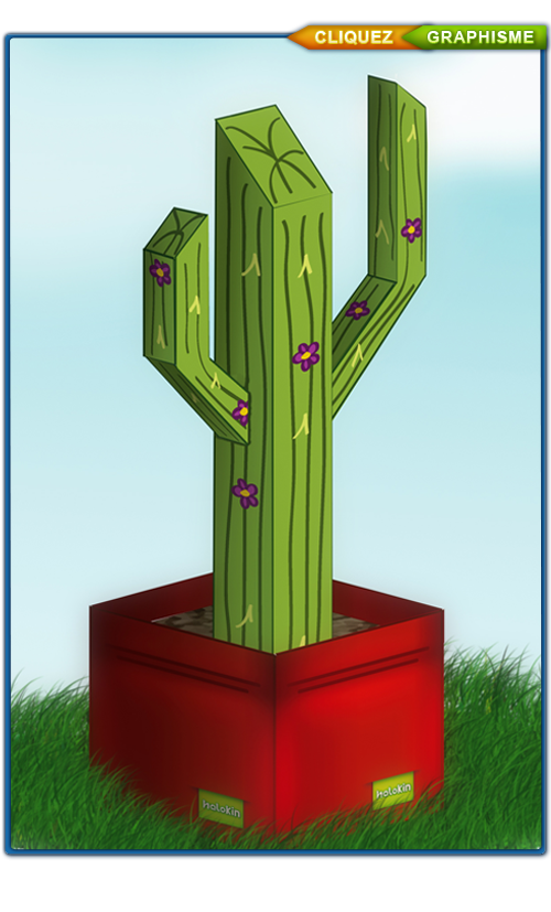 Paper toy : Paper Cactus