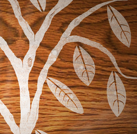Zoom : Arbre sur bois Arbre sur bois