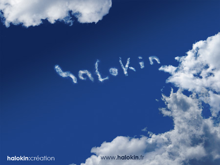 halokin dans les nuages